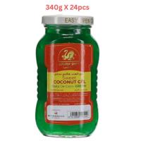 Golden Swan Sweet Coconut Gel Green Nata De Coco 340G (Pack of 24)