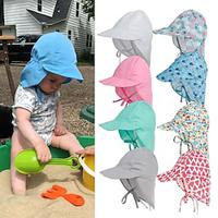 Adjustable Wide Brim Toddler Bucket Hat for Sun Protection - Unisex Beach Basin Hat for Baby Boys and Girls Lightinthebox