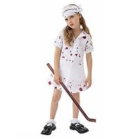 Zombie Nurse Cosplay Costume Party Costume Kid's Girls' Scary Costume Performance Party Halloween Halloween Carnival Masquerade Easy Halloween Costumes Lightinthebox - thumbnail