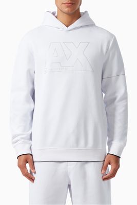 Shiny Logo Hoodie in Jersey Shiny Logo Hoodie in Jersey