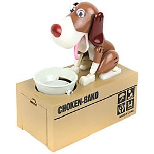 Hungry Dog Piggy Bank, Cute Dog Piggy Bank, Electronic Dog Eating Coin Bank, Cute Dogs Steals Coins Like Magic Coin Munching Money Box,Great Birthday Gift for Kids (6 Colors) miniinthebox