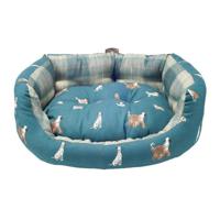 Danish Design Laura Ashley Park Dogs Deluxe Slumber Dog Bed - 61CM