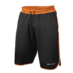Men's Casual / Sporty Streetwear Breathable Soft Daily Sports Chinos Shorts Pants Letter Knee Length Drawstring Elastic Waist White Red Orange miniinthebox