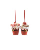 Mercury M Home Soft Clay Pendant Diam. 6.5 x H9 cm Assorted 1 Piece