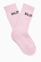 Logo Tennis Socks in Sponge Knit