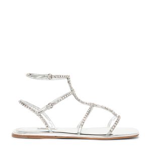 Metallic sandals