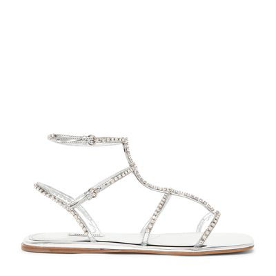 Metallic sandals