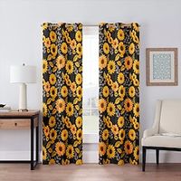 Blackout Curtain Sunflowers Curtain Drapes For Living Room Bedroom Kitchen Window Treatments Thermal Insulated Room Darkening Lightinthebox