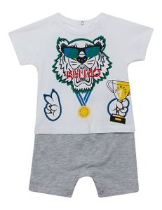 Kenzo Kids  Overalls And Jumpsuits - Grey