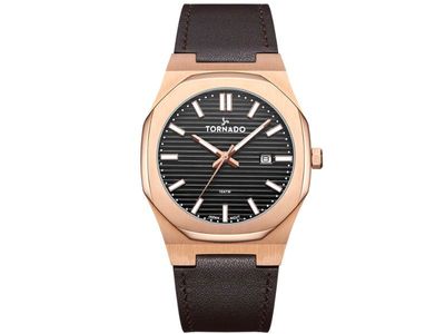 Tornado Spectra Mens Analog Black Dial Watch - T22002-RLDB Tornado Spectra Mens Analog Black Dial Watch - T22002-RLDB