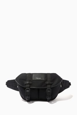 GA Belt Bag in Nylon & Leather