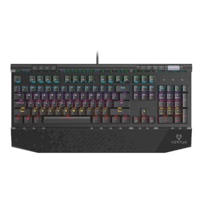Vertux Tungsten Hyper Action Mechanical Gaming Keyboard MX Cherry Black With Volume Scroller