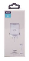 Totu Home Charger 12W + Lightning Cable, White - CACA020