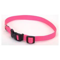 Coastal 1-Inch Tuff Dog Collar Large Neon Pink