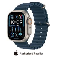 Apple Watch Ultra 2 GPS + Cellular| 49mm| Titanium Case with Blue Ocean Band