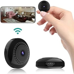 Mini Spy Camera WiFi Wireless Hidden Cameras for Home Security Surveillance with Video 1080P Small Portable Nanny Cam with Phone App Motion Detection Night Vision for Indoor Outdoor Small Camera miniinthebox