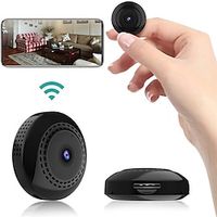 Mini Spy Camera WiFi Wireless Hidden Cameras for Home Security Surveillance with Video 1080P Small Portable Nanny Cam with Phone App Motion Detection Night Vision for Indoor Outdoor Small Camera miniinthebox - thumbnail