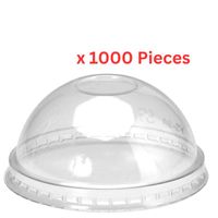 Hotpack Dome Lid For Pet Juice Cup 12/14/16 Oz With Hole 91 Diameter 1000 Pieces