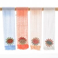 Kids Girls' Socks White Blue Pink Floral Mesh Spring Summer Cute Daily Wear 1-5 Years Lightinthebox - thumbnail