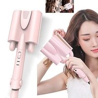 26mm Hair Curler Triple Barrels Ceramic Curling Iron Big Wave Deep Wavy Splint Egg Rolls Electric Fast Automatic Hair Styling Tools Lightinthebox - thumbnail