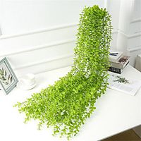 1.2m Imitation Plant Eucalyptus Wall Hanging Vines Decorated Vines Money Leaf Vines miniinthebox - thumbnail
