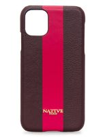 iPhone 11 Case – Burgundy & Pink - thumbnail