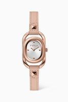 Studs Index Leather Quartz Watch, 24mm Studs Index Leather Quartz Watch, 24mm