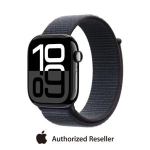 Apple Watch Series 10 GPS 46mm Jet Black Aluminium Case with Ink Sport Loop|MWWR3QA/A