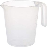 Prestige Transparent Measuring Pot 1 Litre , White, PR42407