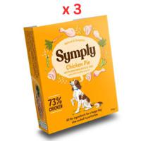 Symply Chicken Pie Adult Wet Dog Food 395G (Pack Of 3)