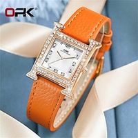 OPK 8620 Fashion Quartz Watch For Women Waterproof Leather Strap Ladies Wristwatch Number Dial Luxury Top Brand Women's Watches Lightinthebox - thumbnail