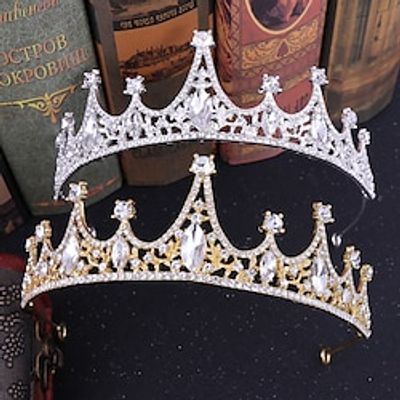 Children's Crown Headwear Girl's Crown Crystal Hair Band Children's Birthday Performance Wedding Accessories Lightinthebox