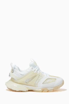 Track Clear Sole Sneakers in Mesh & Nylon