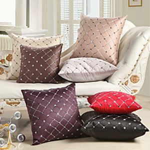 Double Side 1 Pc Geometric Cushion Cover  Print 45x45cm Linen for Sofa Bedroom miniinthebox