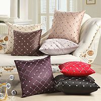 Double Side 1 Pc Geometric Cushion Cover  Print 45x45cm Linen for Sofa Bedroom miniinthebox - thumbnail
