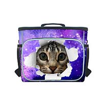 Kids Unisex Bags Oxford Cloth Lunch Bag Print Cartoon Floral Print Daily 3D Print Blue Black Purple Pink Lightinthebox - thumbnail
