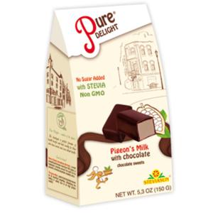 Pure Delight Sweets Pigeon'S Milk With Chocolate 150 Gr Carton