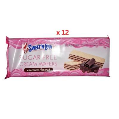 Sweet 'N Low Sugar Free Wafers Chocolate, 12x38G