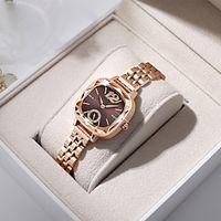 Luxury Women's Quartz Watch Jewelry Diamond Analog Quartz Watch Steel Strap Wristwatch Femme Relógio Feminino Lightinthebox - thumbnail