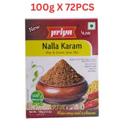 Priya Nalla Karam Powder 100g Pack of 72