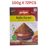 Priya Nalla Karam Powder 100g Pack of 72