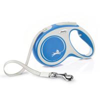 Flexi New Comfort Tape Dog Leash Blue Medium - 5M