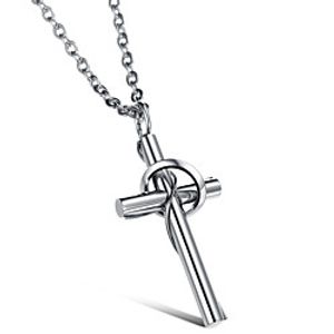 cross of love, titanium steel couple necklace, accessories and gifts Lightinthebox