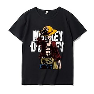 One Piece Monkey D. Luffy T-shirt Print Graphic T-shirt For Men's Women's Unisex Adults' Hot Stamping 100% Polyester Casual Daily miniinthebox One Piece Monkey D. Luffy T-shirt Print Graphic T-shirt For Men's Women's Unisex Adults' Hot Stamping 100% Polyester Casual Daily miniinthebox