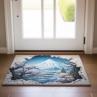 Broken Wall Fuji Mountain Doormat Non-Slip Oil Proof Rug Indoor Outdoor Mat Bedroom Decor Bathroom Mat Entrance Rug Door Mat Lightinthebox - thumbnail