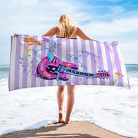Beach Towels Summer Time Series 100% Micro Fiber Quick Dry Comfy Blankets Strong Water Absorption for Sunbathing Beach Swim Outdoor Travel Camping Workout Lightinthebox