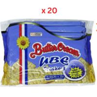 Croley Foods Butter Cream Crackers Ube (10 X 25 Gm) - 250 Gm Pack Of 20 (UAE Delivery Only)