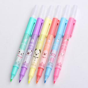 Double Head Drawing Pen Highlighters Marker Pen