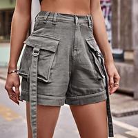 Women's Shorts Denim Plain Black Army Green Casual Daily Short Going out Weekend Summer Lightinthebox