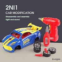 Disassembly And Assembly Of Electric Drills Sound And Light Racing Cars Two In One Screw Assembly Disassembly And Assembly Of Nuts Disassembly And Assembly Of Hands-on Toys Lightinthebox